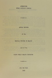 Cover of: [Report 1963]