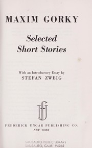 Cover of: Selected short stories. by Максим Горький
