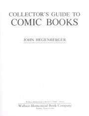 Cover of: Collector's guide to comic books