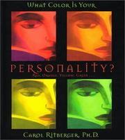 Cover of: What Color Is Your Personality? by Carol Ritberger