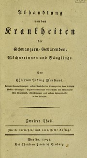 Cover of: Abhandlung von den Krankheiten der Schwangern, Geb©Þrenden, W©œchnerinnen und S©Þuglinge