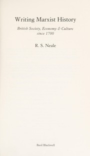Cover of: Writing Marxist history by R. S. Neale