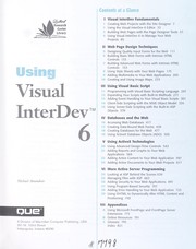 Cover of: Using Visual InterDev 6 [electronic resource] by 