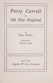 Cover of: Patsy Carroll in old New England