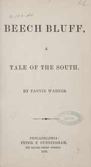 Cover of: Beech Bluff by Fannie Warner