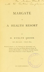 Cover of: Margate as a health resort