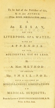 Observations on poisons; and on the use of mercury in the cure of obstinate dysenteries by Thomas Houlston