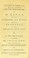 Cover of: Observations on poisons; and on the use of mercury in the cure of obstinate dysenteries