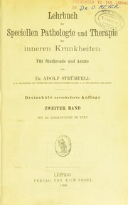 Cover of: Lehrbuch der speciellen Pathologie und Therapie der inneren Krankheiten: f©ơr studirende und Aertze