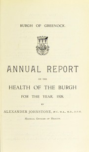 Cover of: [Report 1928]