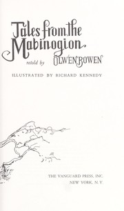 Tales from the Mabinogion by Olwen Bowen