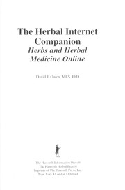 Cover of: The herbal internet companion : herbs and herbal medicine online by 