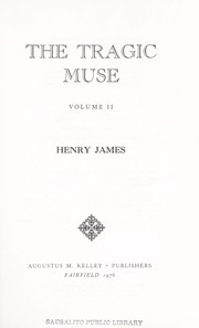 Cover of: The Tragic Muse (The Novels and Tales of Henry James, Part 2)