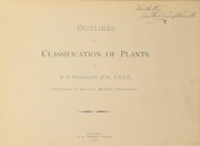 Cover of: Outlines of classification of plants by by D.P. Penhallow.