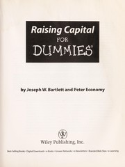 Raising capital for dummies by Joseph W. Bartlett, Peter Economy