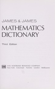 Cover of: Mathematics dictionary