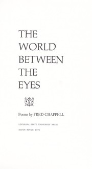 Cover of: The world between the eyes: poems.