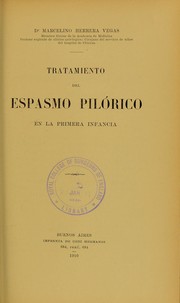 Cover of: Tratamiento del espasmo pil©đrico en la primera infancia