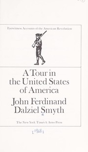 Cover of: A tour in the United States of America. by John Ferdinand Smyth Stuart