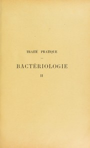 Cover of: Trait©♭ pratique de bact©♭riologie