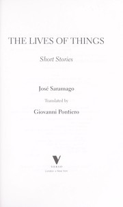 Cover of: The lives of things by José Saramago