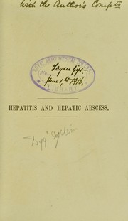 Hepatitis and hepatic abscess by G. Harrison Younge