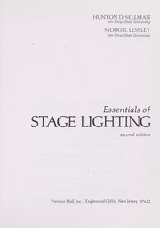 Cover of: Essentials of stage lighting by Hunton Dade Sellman