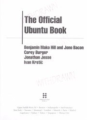 Cover of: The official Ubuntu book by Benjamin Mako Hill ... [et al.].