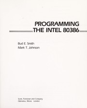 Cover of: Programming the Intel 80386 by Bud E. Smith