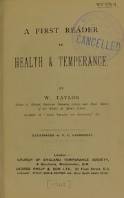 Cover of: A first reader in health & temperance