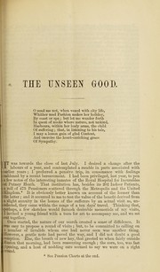 The unseen good by Royal Hospital for Incurables (London, England)