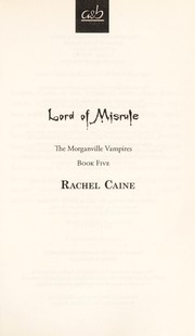 Cover of: Lord of Misrule: The Morganville Vampires Book Five