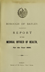 Cover of: [Report 1896]