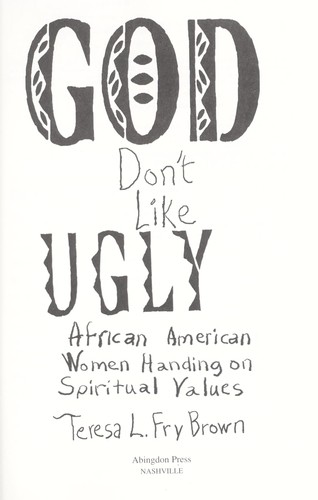 Download God don't like ugly : African American women handing on ...