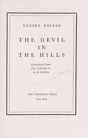 Cover of: The devil in the hills.