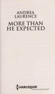 Cover of: More than he expected