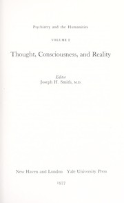 Cover of: Thought, consciousness and reality