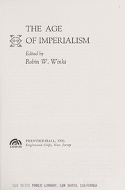 Cover of: The age of imperialism