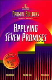 Cover of: The Promise Builders Study Series (Applying the Seven Promises) by Bob Horner