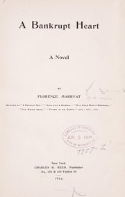 Cover of: A bankrupt heart by Florence Marryat