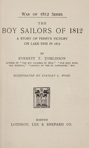 Cover of: The boy sailors of 1812 by Everett T. Tomlinson
