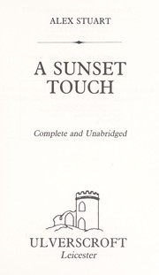 Cover of: A Sunset Touch by Vivian Stuart
