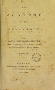 Cover of: The anatomy of the human body