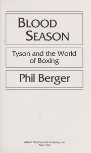 Cover of: Blood season by Phil Berger