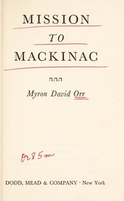 Cover of: Mission to Mackinac