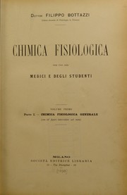 Cover of: Chimica fisiologica per uso dei medici e degli studenti