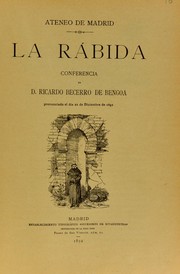 Cover of: La Rab©Ưda by Ricardo Becerro de Bengoa