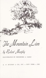 Cover of: The mountain lion