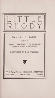 Cover of: Little Rhody by Jean K. Baird