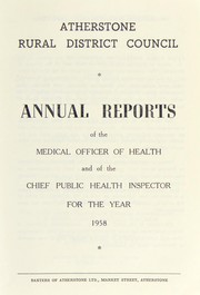 Cover of: [Report 1958]